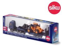 Siku 1790 Uomo Camion Hgv Basso Caricatore + Jcb Caricamento Pala Modellino