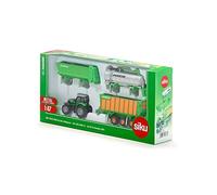 siku 1848, DEUTZ-FAHR Tractor with Joskin Trailer Set, 1:87, Metal/Plastic, Gree