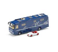 siku 1943, Camper Volkner, 1:50, Metallo e Plastica, Blu, Auto giocattolo incl., Parti mobili