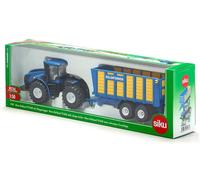 MODELLINO TRATTORE CON CARRELLO SIKU METALLO NEW HOLLAND (21972)