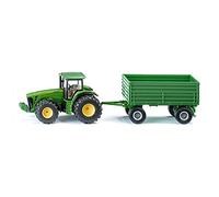 Siku NO.1953 1:50 John Deere Trattore Con Ribaltamento Trailer Dicast Modello /