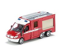 siku 2113, Mercedes-Benz Sprinter Fire Engine, 1:50, Metal/Plastic, Red, Functio