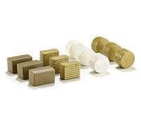 siku 2463, Bale Assortment, 1:32, Plastic, Gold/White, 3x 4 different types Ball