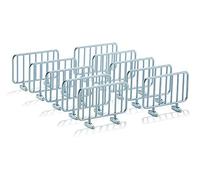 siku 2464, Transenne, 1:32, Metallo, Grigio argento, 10 Pezzi, Multifunzionali