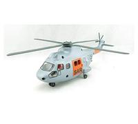 siku 2527, Elicottero di soccorso SAR, 1:50, Metallo e Plastica, Grigio argento e Arancione, Con barella e paziente da soccorrere, Verricello automatico