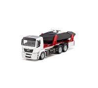 siku 2715, Lorry with Motorboat, 1:50, Metal/Plastic, Silver/Black, Floating toy