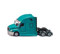 siku 2717, Freightliner Cascadia, Camion Giocattolo, 1:50, Plastica e Metallo, Blu, Cofano Apribile, Gancio di Traino per Attaccare Rimorchi SIKU SUPER in Scala 1:50