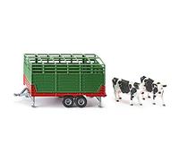 Siku 2875 Bestiame Catle Rimorchio Doppio Asse Completo Con 2 Cows 1:3 2 Scala