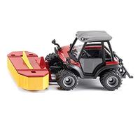 siku 3068, Aebi TerraTrac TT211, Trattore speciale, 1:32, Metallo e Plastica, Rosso, Falciatrice frontale a dischi inclusa