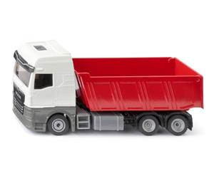 Siku 3518, autocarro con cassone ribaltabile MAN, 1:50, Metallo/Plastica, Rosso/Bianco, Camion giocattolo per bambini, Cassone ribaltabile, Design robusto