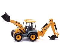 siku 3558, JCB 4CX Backhoe Loader, 1:50, Metal/Plastic, Yellow, Multifunctional,
