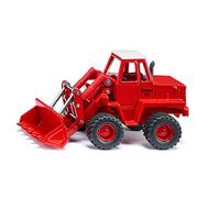 siku 3563, Pala Caricatrice Kramer 411, Giocattolo per Bambini, 1:50, Metallo e Plastica, Rosso, Pala e Braccio di Carico Mobili, Pneumatici in Gomma con Battistrada Spesso