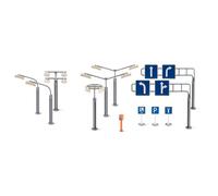 SIKU 5594 ACCESSORI MINIATURA PANNELLI E LAMPIONI SIKUWORLD