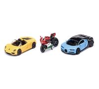 SIKU 6313 SPORTS Auto & Motocicletta Set - Ducati 1299 Bugatti Chiron Porsche