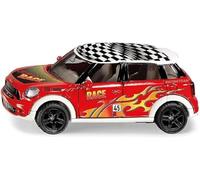 siku 6504, MINI Countryman Race "Style my siku Set", Edizione Limitata, Metallo e plastica, Rosso, Auto Giocattolo in oglio di adesivi per design personalizzabile