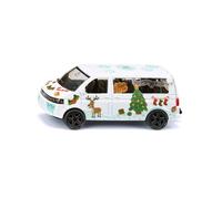 siku 6505, VW T5 Snowman "Style my siku", Edizione limitata, Metallo e Plastica, Bianco, Auto giocattolo in oglio di adesivi per design personalizzabile