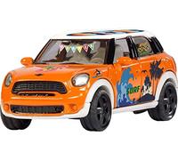 Siku 6507, Set da Assemblare Style my, MINI Countryman Summer, Auto Giocattolo, Metallo,Plastica, Arancione, Incluso Foglio con Adesivi per un Design Personalizzato, Portiere Apribili