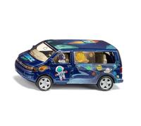 siku 6509, Set da Assemblare Style my siku, VW T5 "Astronauta", Auto Giocattolo, Metallo e Plastica, Blu, Incluso Foglio con Adesivi per un Design Personalizzato, Portellone Posteriore Apribile
