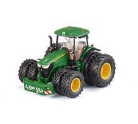 siku 6735, John Deere 7290R tractor, Green, Metal/Plastic, 1:32, Remote controlled with app via Bluetooth, Removable dual tyres, Remote control not included