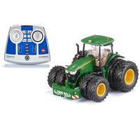 siku 6736, Trattore John Deere 7290R, Con telecomando, Verde, Metallo e Plastica, 1:32, Telecomandato, Guida da app tramite Bluetooth, Ruote gemellate rimovibili