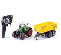 Siku 6860 Set telecomandato Fendt 939 con rimorchio Joskin e accessori, 1:32, incluso modulo di controllo remoto, ragazzi e ragazze dai 5 anni in su, metallo/plastica, verde/grigio/giallo