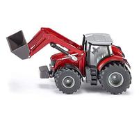 SIKU Farmer Massey Ferguson con caricatrice Frontale, Colore Rosso, 1985 - NUOVO