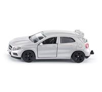 siku 1503, Mercedes-Benz GLA 45 AMG, Metallo e Plastica, Argento, Auto giocattolo per bambini, Portiere apribili, Gancio di traino