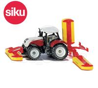 Siku NO.1672 1:87 Scala Steyr Trattore Con Pottinger Tosaerba Dicast Model / Toy
