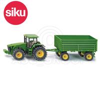 Siku NO.1953 1:50 John Deere Trattore Con Ribaltamento Trailer Dicast Modello /