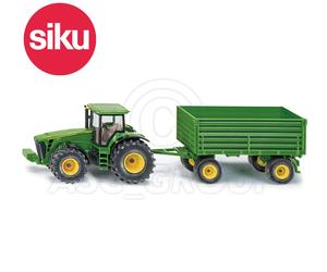 Siku NO.1953 1:50 John Deere Trattore Con Ribaltamento Trailer Dicast Modello /