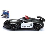 SIKU SK1545 CHEVROLET CORVETTE ZR1 POLIZIA mm 80 BLISTER Modellino