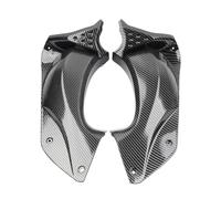 SIKUAI 1 paio di pannelli laterali superiori del cruscotto anteriore in fibra di carbonio nero per Ninja ZX-14R 06-2011