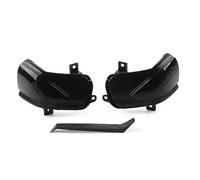 SIKUAI Accessori per specchietti laterali, indicatori di direzione dinamici a LED, indicatori di direzione neri fumé per Adatto per Jazz Hatchback, GE Series, Insight ZE2