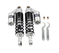 SIKUAI Ammortizzatore posteriore QR-2B-320 da 350 mm, 1 coppia per alluminio argento e nero