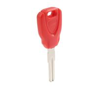 SIKUAI - Chiave duplicata per moto non tagliata, non tagliata, per Ducati XDiavel 1260 1260S Multistrada 950S/1260S/1260 S, chiave in metallo con parte superiore in ABS, colore rosso