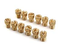 SIKUAI Confezione da 12 getti principali per carburatore 75 78 80 82 85 88 90 92 98 100 102 Set di sostituzione per carburatore Dellorto SH1/2, Sha, Phbd, PHBE, PHB, SHB/SHBC, VHB, VHS.