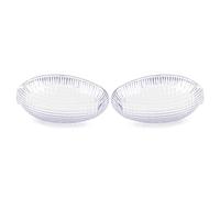 SIKUAI Copri lente per luce lampeggiante anteriore per moto per Monster 2006-10 Plastica Trasparente