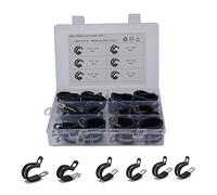 SIKUAI Kit assortimento morsetti 6 misure 9/16", 5/8", 6/11", 3/4", 13/16", 7/8" Supporto morsetto universale in metallo per installazione tubi, condotte, flessibili