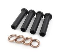 SIKUAI Kit di boccole lunghe per braccio di controllo della sospensione anteriore ATV per motocicletta, 8 pezzi per ATV Sportsman 500 1996-2002, nero