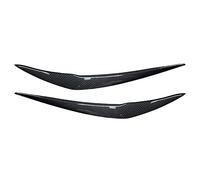 SIKUAI Lighting Protective Front Headlight Eyebrow Eyelid Cover Replacement for BMW 1 Series F20 Late 118i 120i 2015 2016 2017 2018 2019, Carbon Fiber