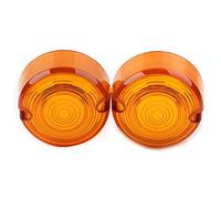 SIKUAI Motor Yellow Turn Signal Lens Cover 2 Pcs ABS Turn signal light Lens assembly for Harley Dyna FXD FXR Sportster XLH 883 1200 FXST