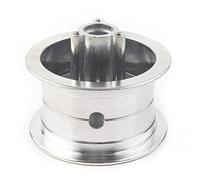 SIKUAI Mozzo ruota anteriore universale da 4" per motocicletta, 9x3,50-4 o 3,00-4, compatibile con GO Kart, fuoristrada, Dirt Pit Bike