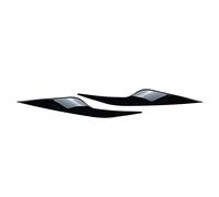SIKUAI P Rivestimento palpebre fari, Adesivo per palpebre sopracciglio fari Adesivo decorativo per sopracciglia copri palpebre fari per Focus MK2 C307 2008 2009 2010, Nero lucido