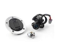 SIKUAI Set di chiavi per serratura tappo benzina interruttore moto per GSXR600/750/1000 04-15, DL650/1000 V-Strom 14-15, GSF650/1200/1250
