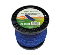 SikuroTech Filo per Decespugliatori Twist 3.50 mm x 48 m, Quadrifoglio Attorcigliato Taglio Silenzioso, Nylon Alta Resistenza, cod. 30363, Universale per Tagliabordi e Decespugliatori (Twist 3,50x48)