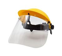 Sikurotech Visiera Schermo Protettiva Frontale Viso Occhi in Policarbonato Regolabile, Accessorio Protezione Giardinaggio Sicurezza Lavoro professionale e Fai Da Te