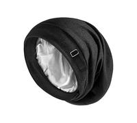 Sikweny Cappello da Notte Fodera in Raso Bonnet Design Regolabile Unisex Cuffia Capelli Notte Tessuto in Poliestere Cuffia per Dormire per Corsa Mattutina Ciclismo Escursioni All'aperto Dormire