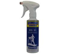SIL 21-250 Lubrificante speciale per tapis roulant con Silicone di prima qualità in flacone di 250 ml, prodotto da FULLGYM specialista in lubrificanti per attrezzi sportivi dal 1934.