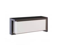 Silamp Applique da Parete Nera 24W 220V IP65 per Esterno Switch 3000k-4200k-6400k Rettangolare