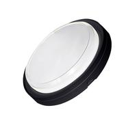 Silamp Plafoniera Applique Led 20w 220v Rotonda Nera Ip65 A Parete Soffitto